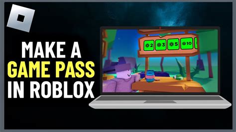 roblox create a game pass.